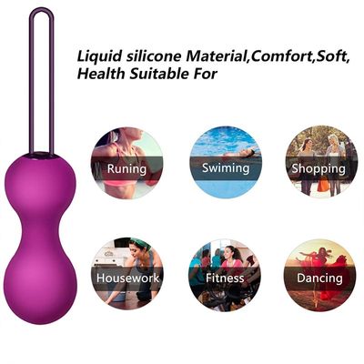 Silicone Shrinking Ball Female Vaginal Dumbbell Pelvic Exerciser Smart Kegel Balls Health Care Massage Device for Female