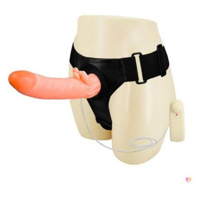 Strap On Dildo with Vagina Ultimate Remote Control Vibration with Harness – SEX TANTRA