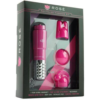 Rosé Revitalize Pocket Massage Vibe Kit