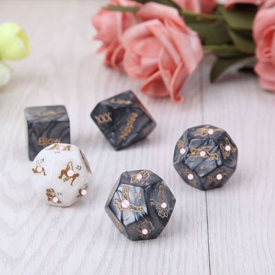 5Pcs/Set Sex Dice Adult Erotic Romance Humour Game Bachelor Party Gift Love Dice Posture Sexo Bdsm Restraints Gamble Toys