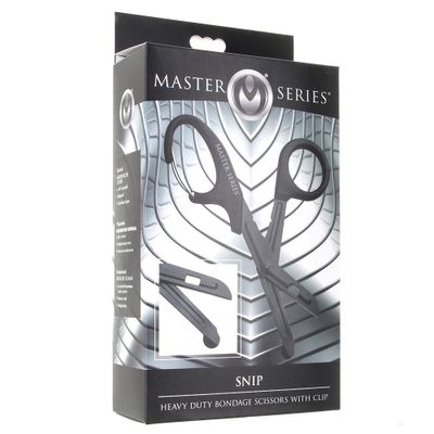 Master Series Snip Bondage Scissors with Clip