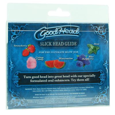 GoodHead Slick Head Glide 5 Pack - 1oz x5