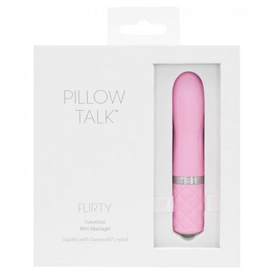 BMS - Pillow Talk Flirty Luxurious Mini Bullet Vibrator (Pink)