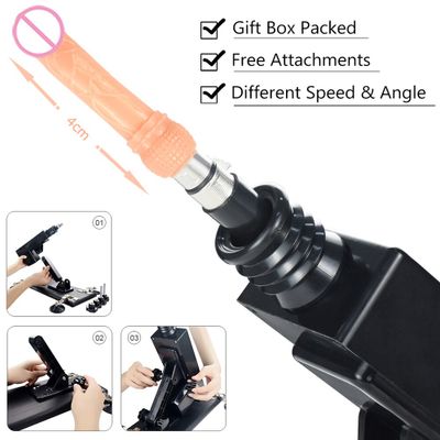 iKenmu Machine Gun Combination For Sex Automatic Thrusting & Pumping Machine Sex Device With A Free Pink Mini Vibrator Egg Gift