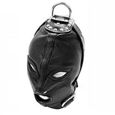 SM Leather Padded Hood Blindfold,Head Harness Mask, BDSM Bondage ,Bdsm Set ,Sex Toys For CouplesAccessories