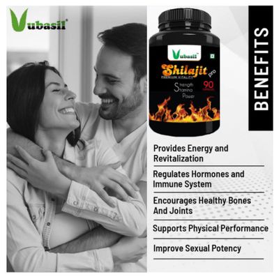 Shilajit PRO (180 Capsules) 100% Natural Pure & Safe Shilajeet Gold Extract with Ashwagandha Safed Musli Extracts for Strength Stamina Energy Power Rejuvenation Immunity Horse Power Sexual Power Vitalizer For Men & Women Ayurvedic Organic Herbal & Veg