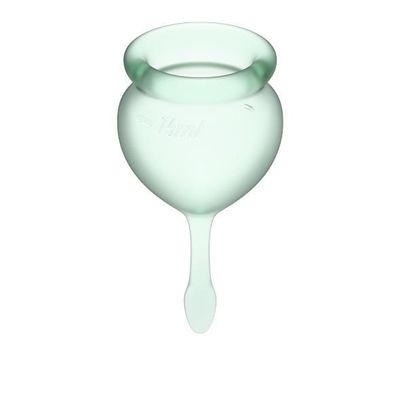 Satisfyer - Feel Good Menstrual Cup Set (Light Green)