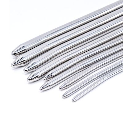 8 Size Steel Catheter Rod Penis Plug Urethral Sound Sex Toys Urethral Dilators Magic Wand For Men Gay Urethra Stimulation