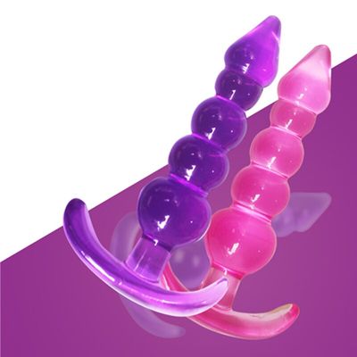 Anal Beads Jelly Anal Plug Butt Plug G-spot Prostate Massager Silicone Adult Sex Toys For Woman Men Gay Erotic Products