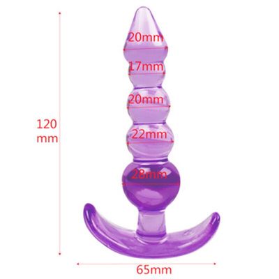 Anal Beads Jelly Anal Plug Butt Plug G-spot Prostate Massager Silicone Adult Sex Toys For Woman Men Gay Erotic Products