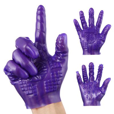 Soft Magic Finger Sleeve Gloves Vagina Clitoris Stimulator Flirting Spike Glove G-spot Massage Sex Toys for Women Masturbation