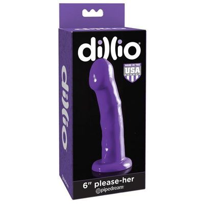 Pipedream - Dillio  6" Please Her Dildo (Purple)