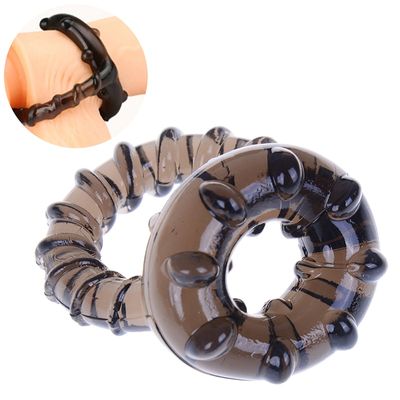 Soft Silicone Time Delay Ring Cockring Lasting Penis Ring Couple Lover Sexy Toy Play Games Dual Ring Men Male Product