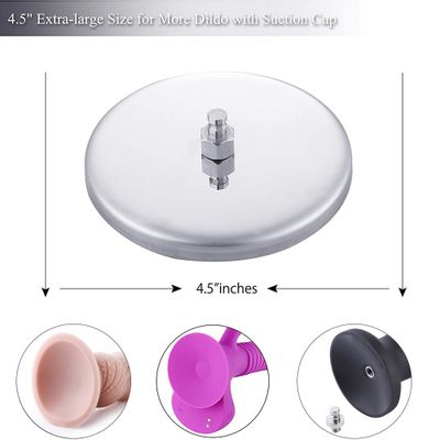 Hismith 4.5" Thicken And Big Suction Cup Updated Edition For Metal Sex Machine Diameter 11.5cm hismith sex machine attachment