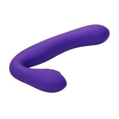 California Exotics - Her Royal Harness Rechargeable Love Rider Strapless Strap On (Purple)