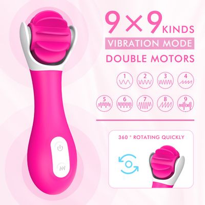 Clitoral Vibrator G Spot Clit Dildo Vibrators Waterproof Rechargeable Clitoris Stimulator Vibration Patterns Sex Toys for Women