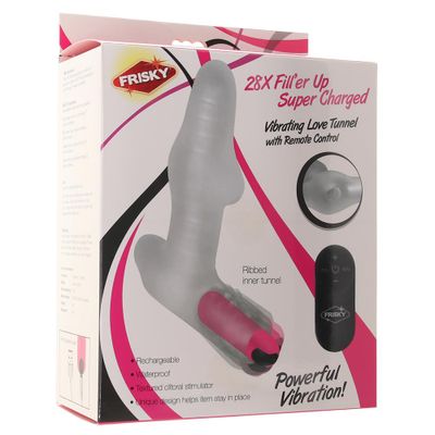 Frisky Fill'er Up Super Charged Vibrating Love Tunnel