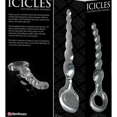 Pipedream - Icicles No 67 Hand Blown Massager (Clear)