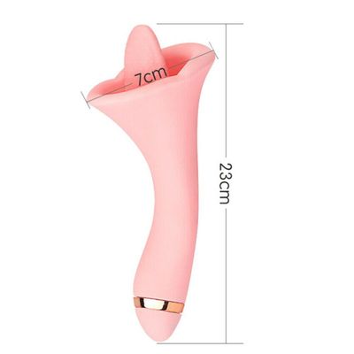 Electric Sucking with Tongue Lick Nipples Massager Body Breast Massage for Women