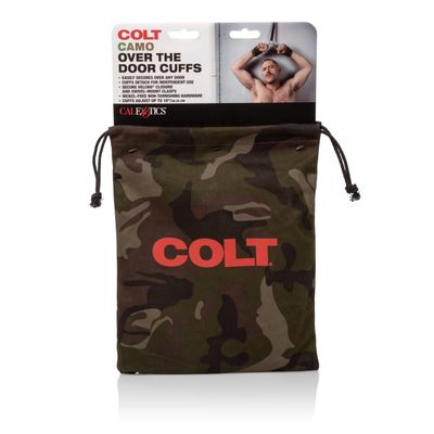 California Exotics - Colt Camo Over The Door Cuffs (Green)