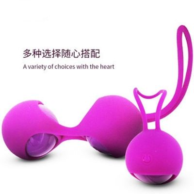 Shrinking ball female vaginal dumbbell exerciser electric silicone health massager female erotic adult health care products