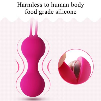 VOLKSLOVE Safe Silicone Smart Ball Vibrator Kegel Ball Ben Wa Ball Vagina Tighten Exercise Machine Sex Toy for Women Vaginal