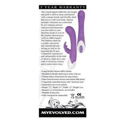 Evolved - Enchanted Bunny Rabbit Vibrator (Purple)