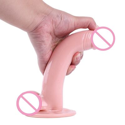 Realistic Skin Huge Dildo Silicone Penis Female Thrusting Orgasm Massage Masturbation Sex Toy for Women