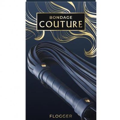 Bondage Couture Flogger Blue