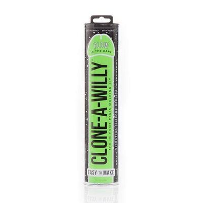 Clone A Willy - Glow in the Dark Vibrating Penis Molding Kit (Green)