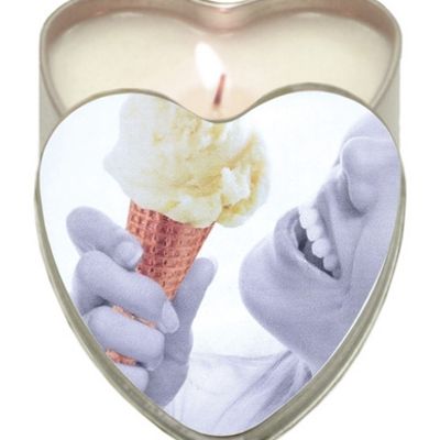 Edible Heart Candle &#8211; Vanilla