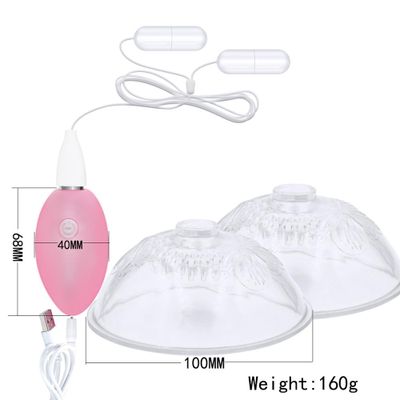 10-frequency vibration breast and chest stimulation massage big cup nipple massager  Nipples Stimulation Vacuum Erotic Sex Toys