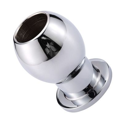 3 Size Metal Hollow Anal Expander sex toys for couples Anal Plug Stainless Steel Booty Beads Smooth Anal Butt Plug intimate toy