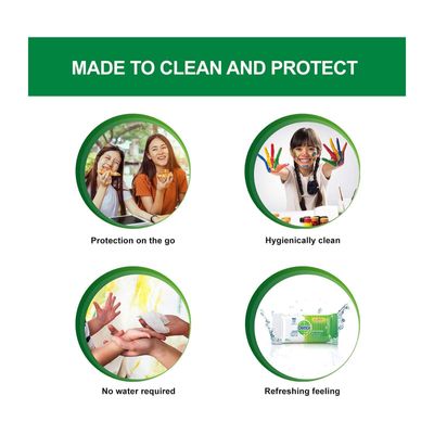 Dettol - Anti Bacterial Wet Wipes 10S