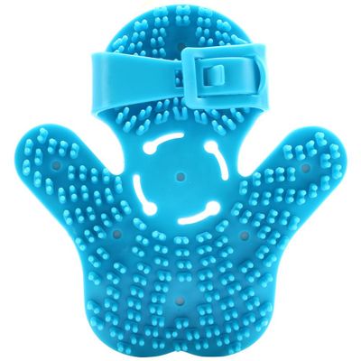 Neon Blue Massaging Roller Glove