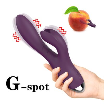 G-spot vibrator 10 speed USB rechargeable powerful dildo rabbit vibrator female clitoris stimulation massage adult sex toy