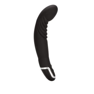 California Exotics - Dr Joel Kaplan Silicone Ridged P Prostate Massager (Black)