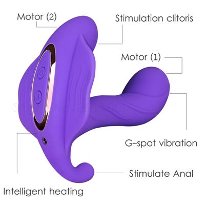 Heating anal Vibrating Massage Penis Clitoris Vibrator  Massagers Remote control Vagina dildo Vibrator sex toys for women