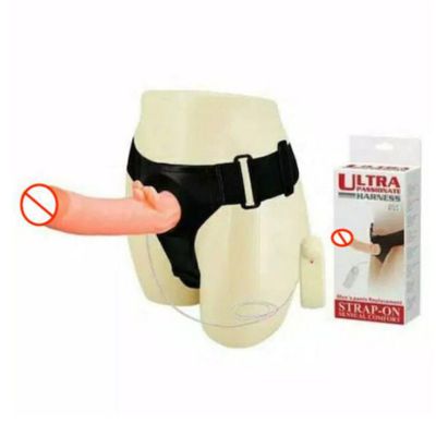 Strap On Dildo with Vagina Ultimate Remote Control Vibration with Harness – SEX TANTRA