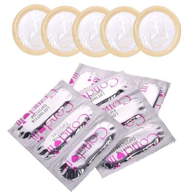 10pcs Condom with Large Oil for Man Delay Sex Dotted G Spot Condoms Intimate Erotic Toy for Men Safe Contraception Female Condom