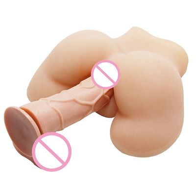 Realistic Vagina&Big Buttocks Realistic Pussy Male Masturbator Elastic Material Silicone Sex Doll Erotic Sex Toys for Men