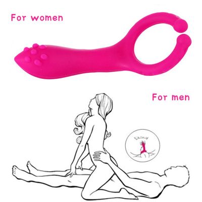 1 x Vibrating Clip New Silicone G spot Stimulate Vibrators Dildo Nipple Clip Masturbate vibrator Adults Sex Toys