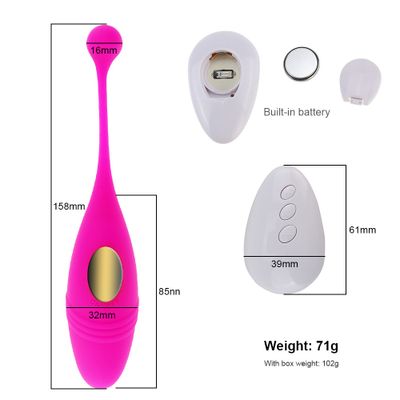 Love Egg Vibrator Wireless Remote Powerful 10 Mode Vibrations Remote Control Vibrating Egg G- Spot Vibrator Sex Toy for Women