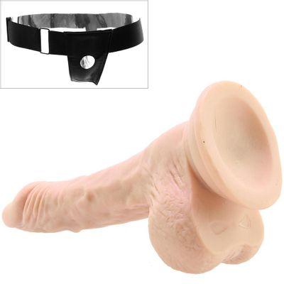 RealRock 8 Inch Realistic Dildo with Balls