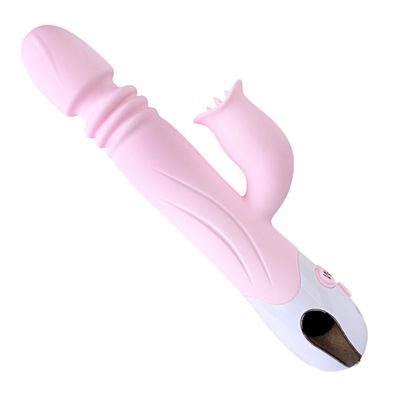 Vaginal Vibration Female Masturbation Sex Toy Clitoral Stimulation Telescopic Bumping Vibrator Female Couple Sex SuppliesQQB4824