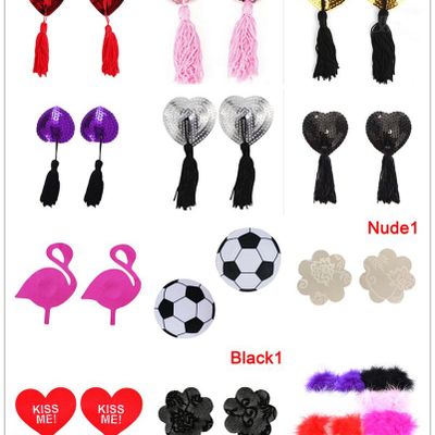1Pair  Invisible Stick On Bra Strapless Bra Pad Sexy Nipple Cover Cross Stickers Breast Petals Chest Covers Bra Accessories