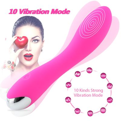 Waterproof Vibrator G Spot Vibrator for Women Strong Vibration Rechargeable Personal Vibrator for Effortless Insertion- Ideal