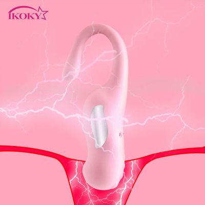 IKOKY 7 Speeds Electric Shock Vibrator Sex Toys For Woman Clitoris Stimulator G-spot Orgasm Remote Control Jump Egg Sex Shop