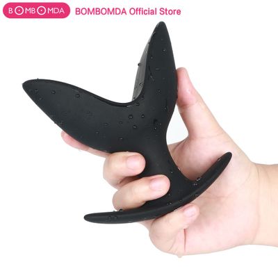 Super Large XL Anal Flower Dilator Silicone Anal Speculum Unisex Opening Hollow Butt Plug Adult Sex Toys Prostate Massager