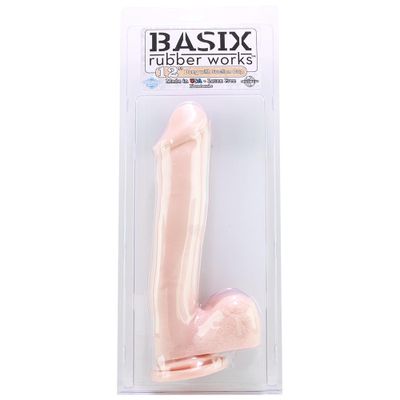 Basix 12 Inch Suction Base Dildo